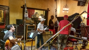 Tony Pulizzi In The Studio With Dionne Warwick Christmas Album Session Musicians Tracking
