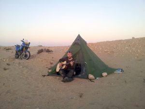 Andrew Palmer Playing Camp Yaounde Africa