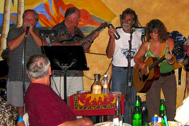 Dan Geoff Dave And Sally Another Gig In La Manzanilla