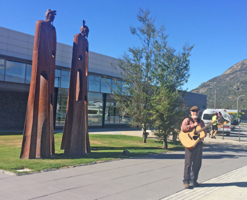 David Pierce Queenstown AirPort With Voyage Air Guitar David Pierce Queenstown AirPort With Voyage Air Guitar