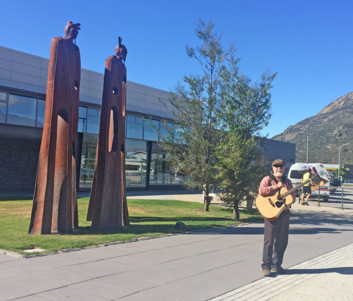 David Pierce Queenstown AirPort With Voyage Air Guitar