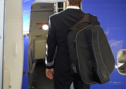 Voyage Air on an airplane
