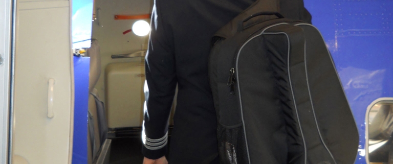 Voyage Air on an airplane