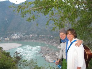 Rishikesh Above The Ganges At Vanamalis Ashram With My Friend Ruby