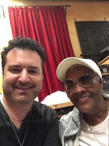 Tony Pulizzi With Dionne Warwick In The Studio