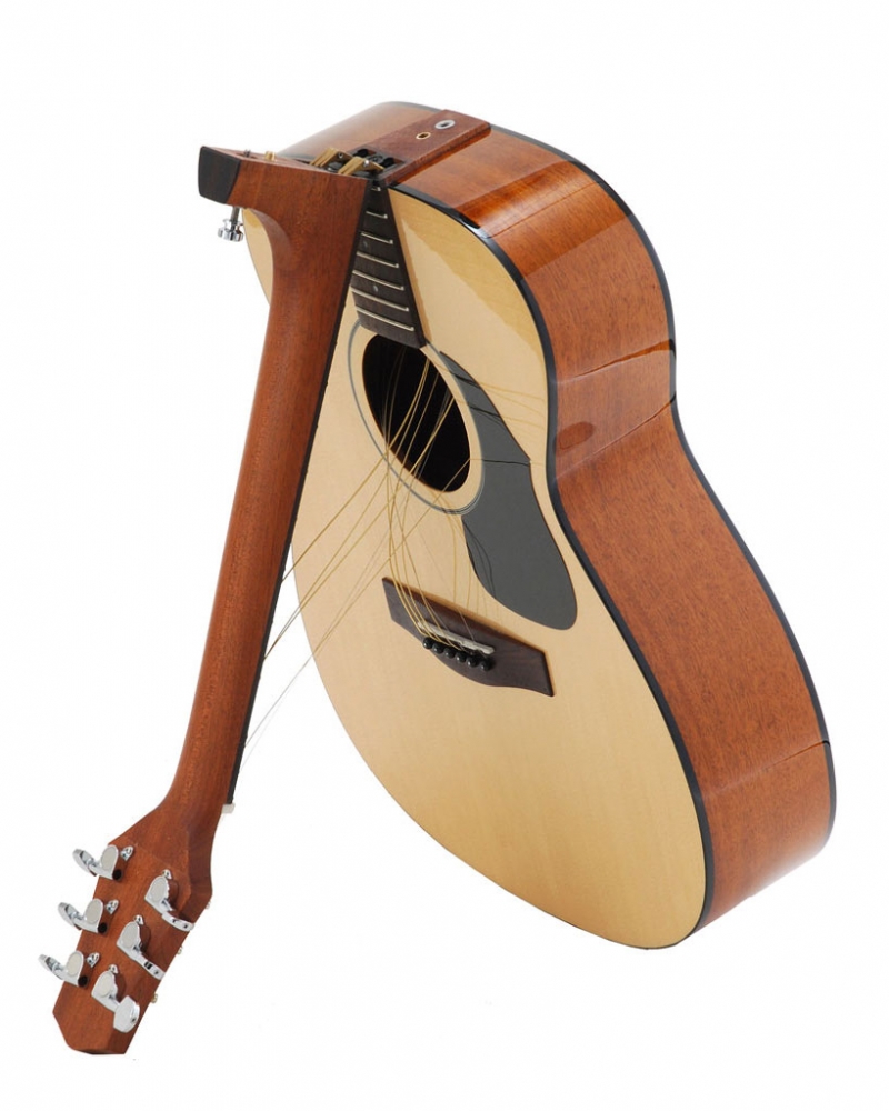 VAOM-02G2 guitar folds in half
