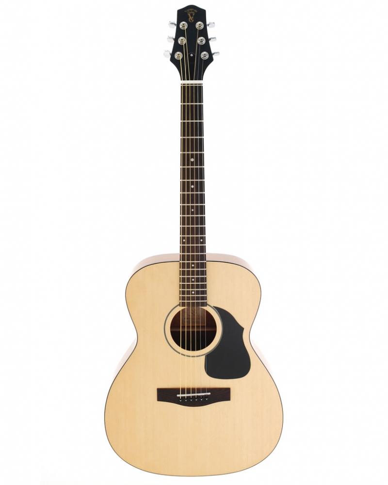 Full-size travel guitar fits in the included backpack