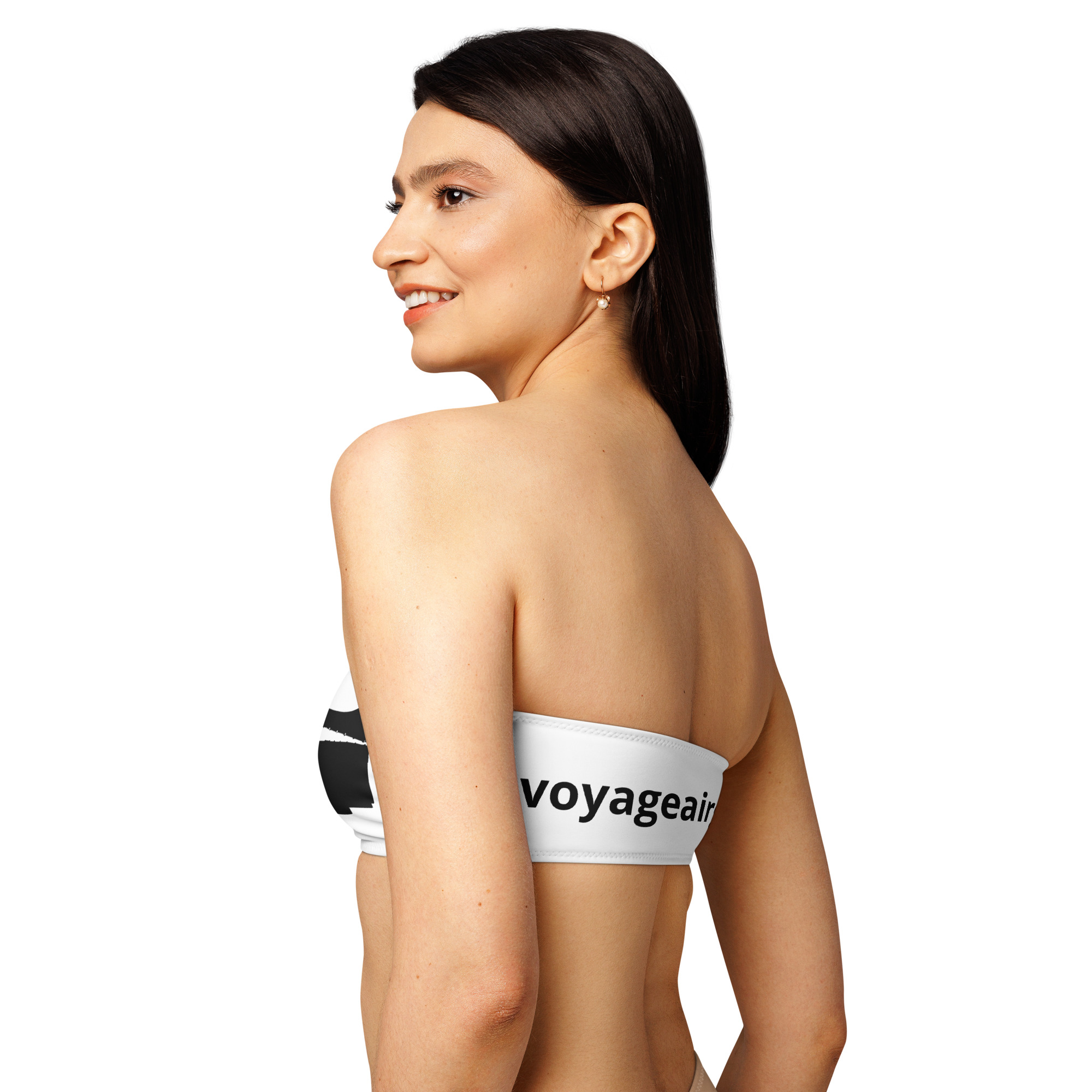 Recycled bandeau bikini top - Image 2